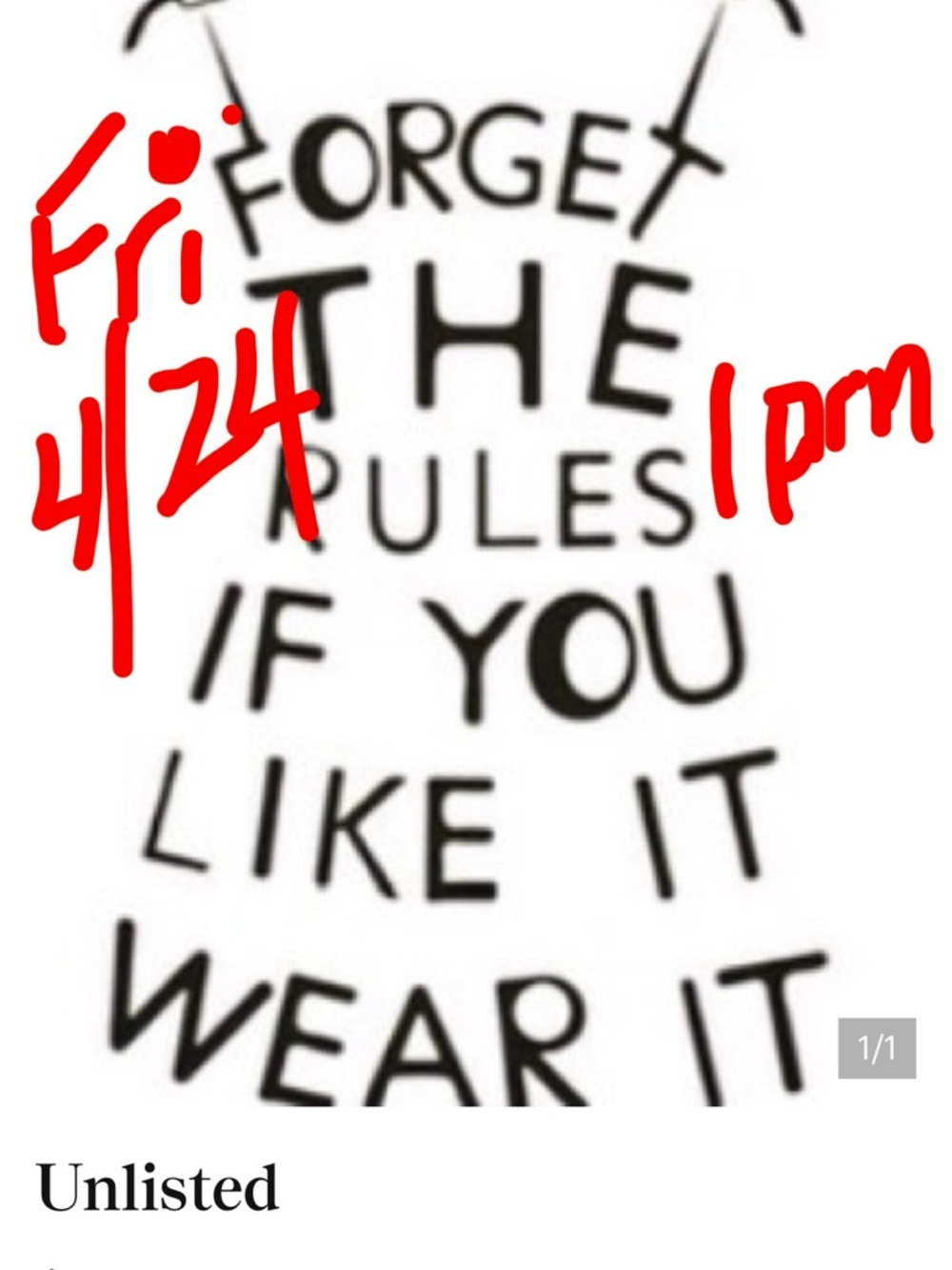 UNLISTED •Clothes•Shoes•
Boots•Electronics•Bags•
DESIGNER •FASHION•INSPIRED•